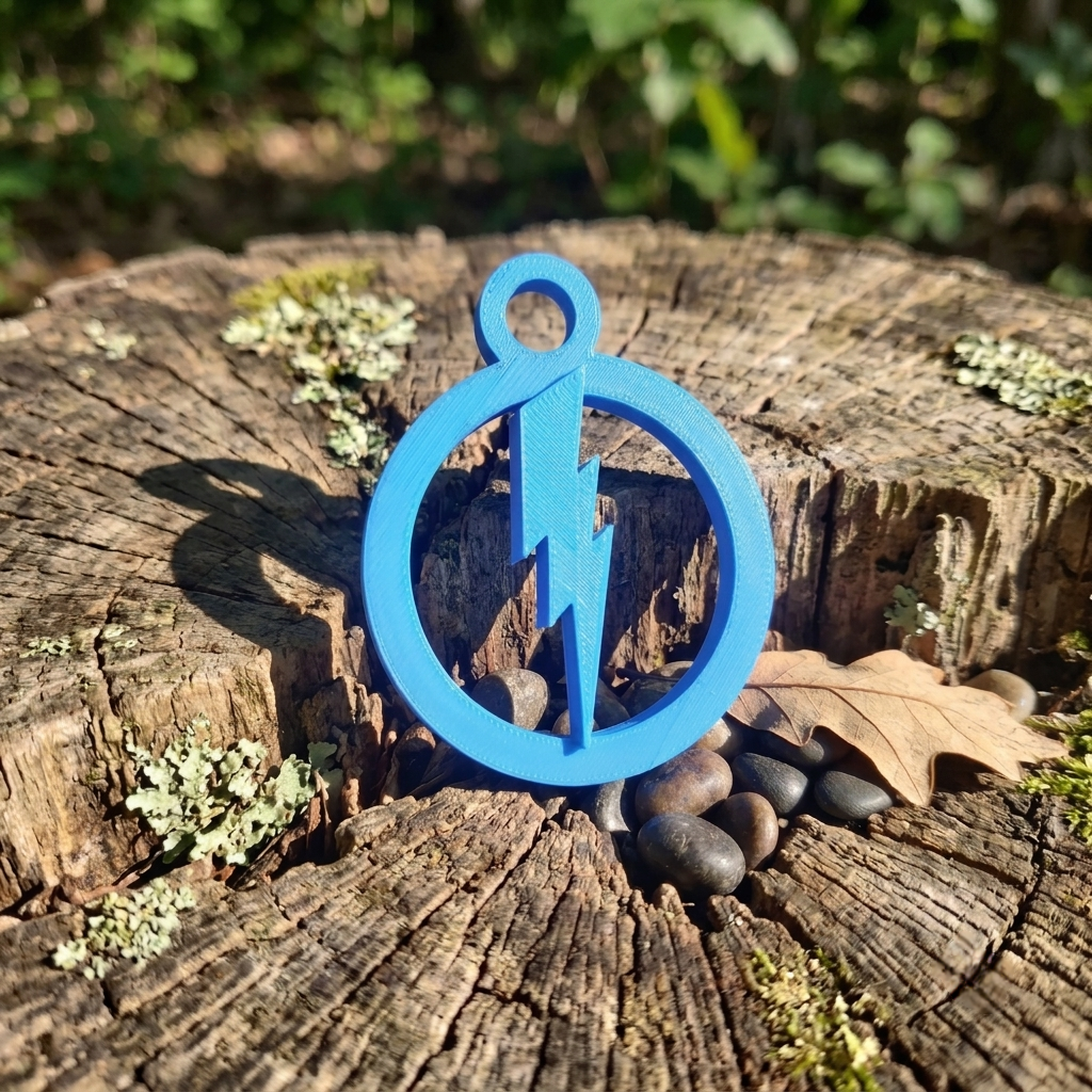 High Voltage Keychain