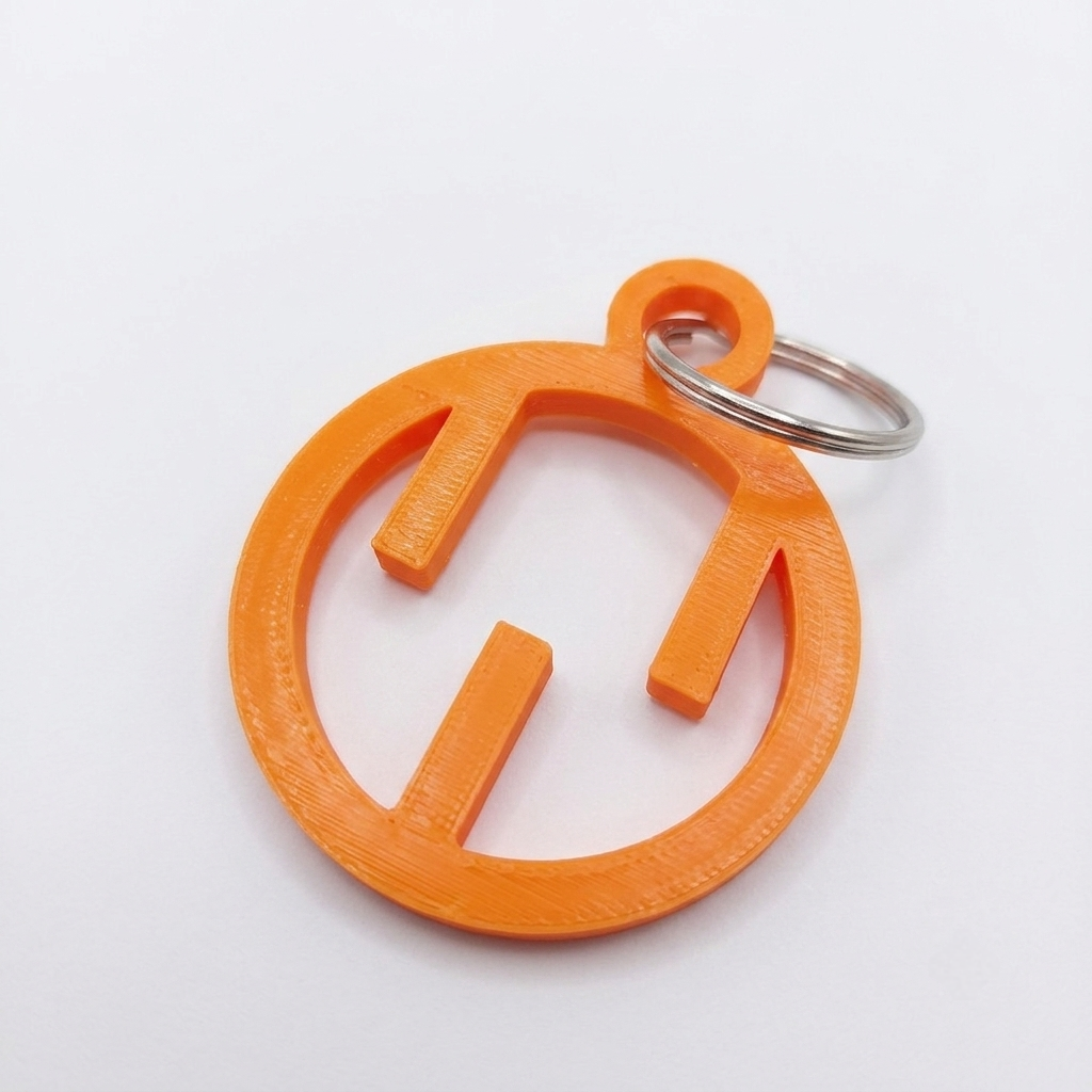 Geometric Emblem Keychain
