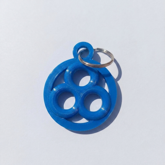 3 Circles Keychain