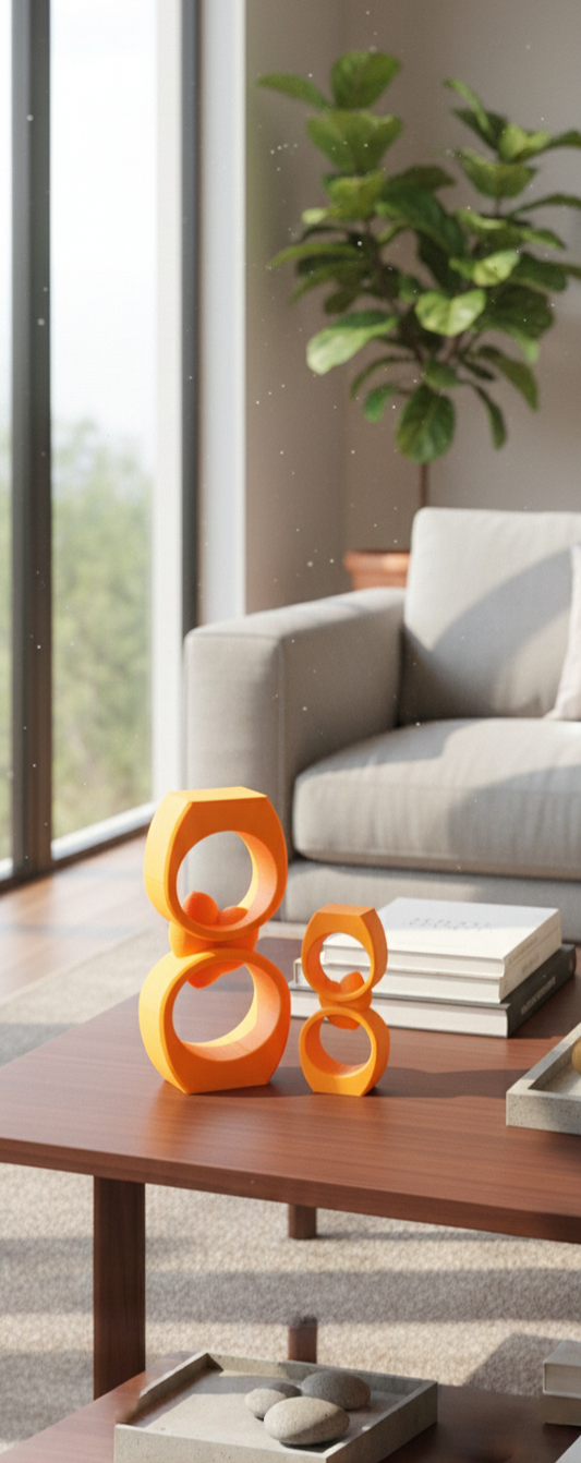3D Printed Ring Duo for Home and office decor (Bundle)