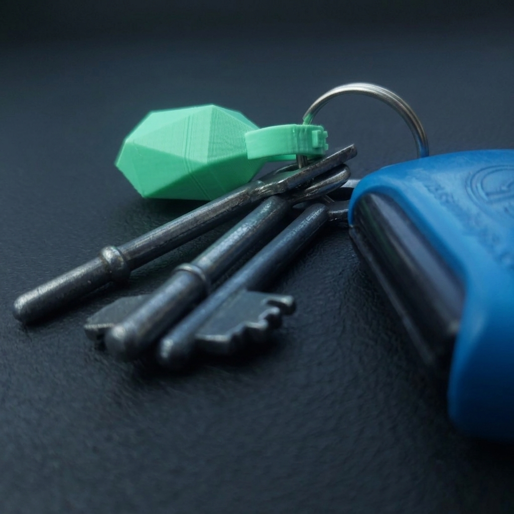 Crystal keychain