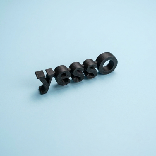 "Yess" Affirmation keychain