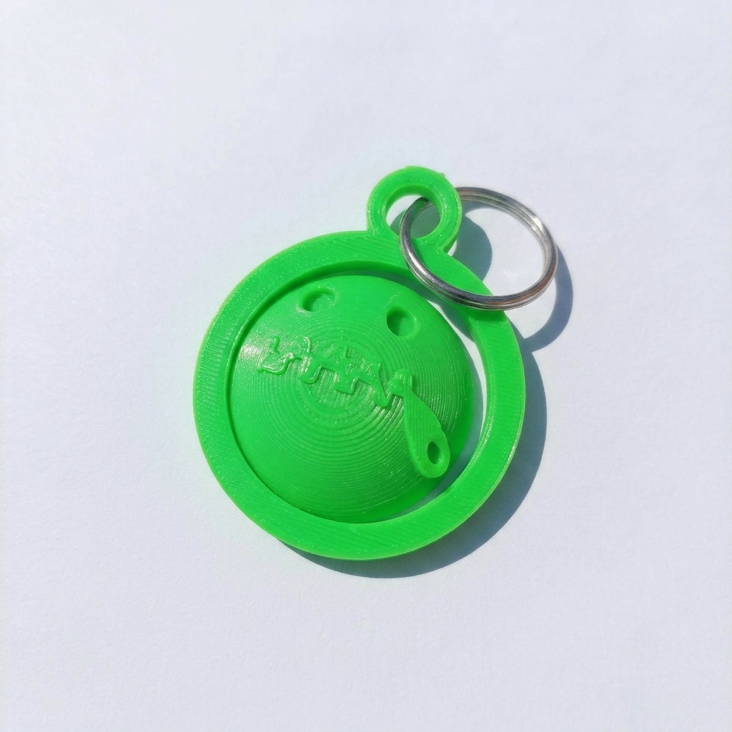 Mouth Shut Keychain