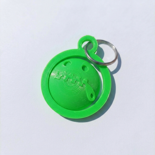 Mouth Shut Keychain