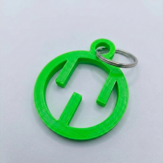 Geometric Emblem Keychain
