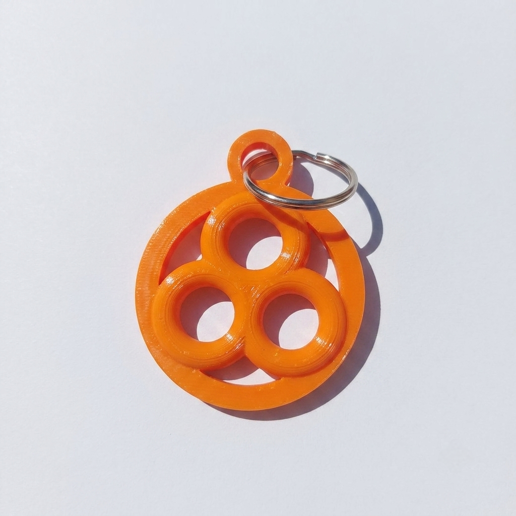 3 Circles Keychain