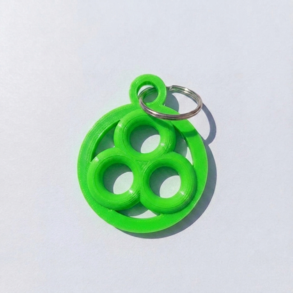 3 Circles Keychain
